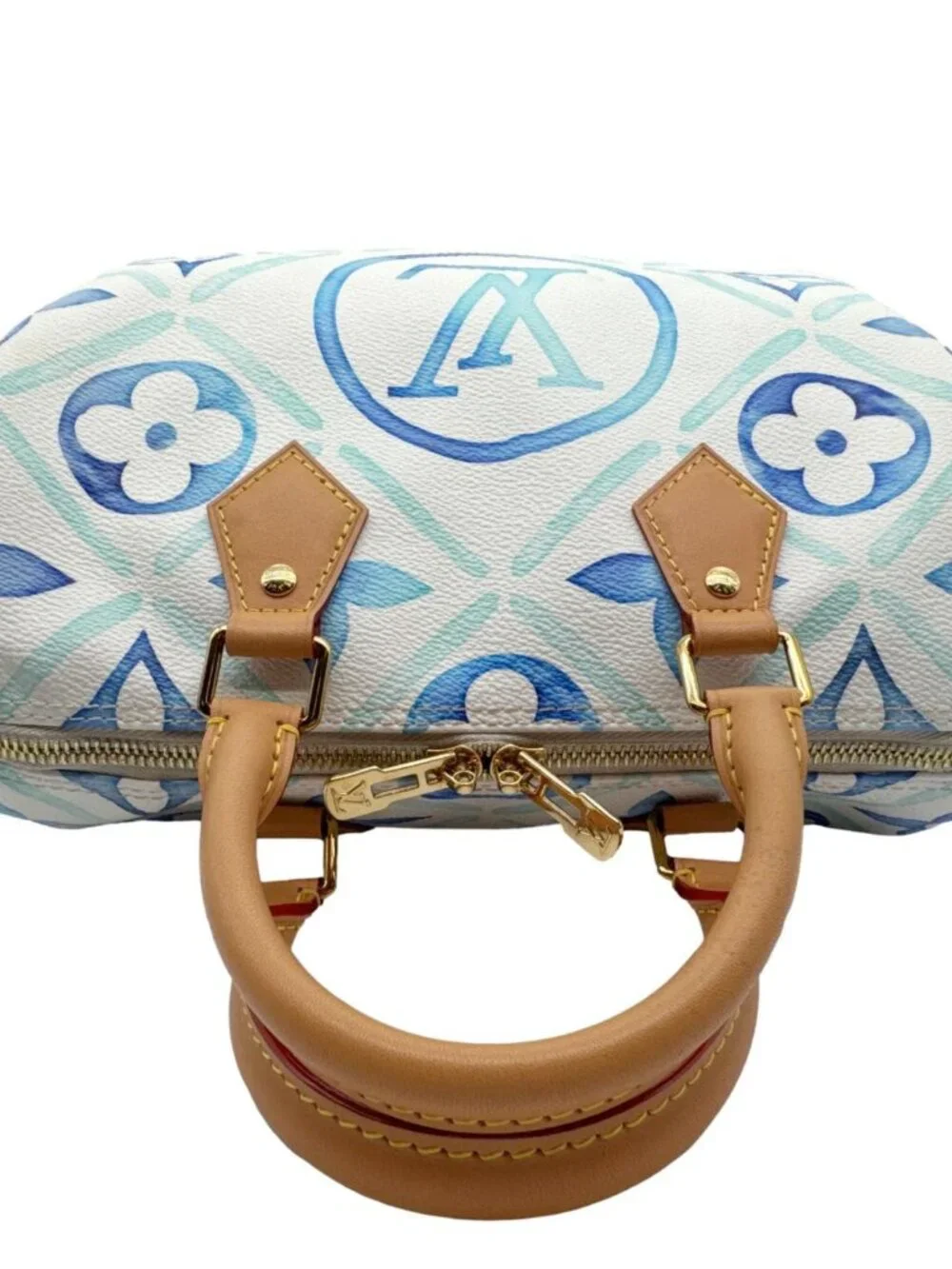 Louis Vuitton  Speedy Bandouliere 25 By The Pool Monogram Tiles Shoulder Bag Lag